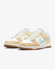 Load image into Gallery viewer, Nike Women&#39;s Dunk Low Shoes - Summit White / Aquarius Blue / Soft Yellow / Glacier Blue
