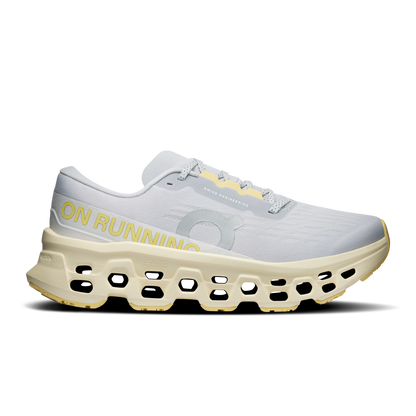 On Running Women's Cloudmonster 3 Shoes - Glacier / Pollen