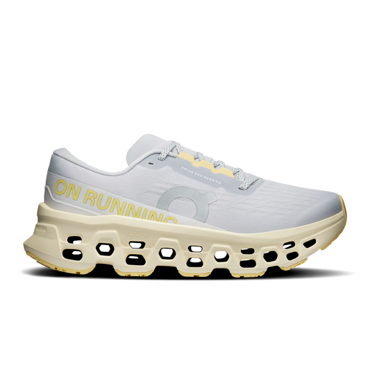On Running Women's Cloudmonster 3 Shoes - Glacier / Pollen