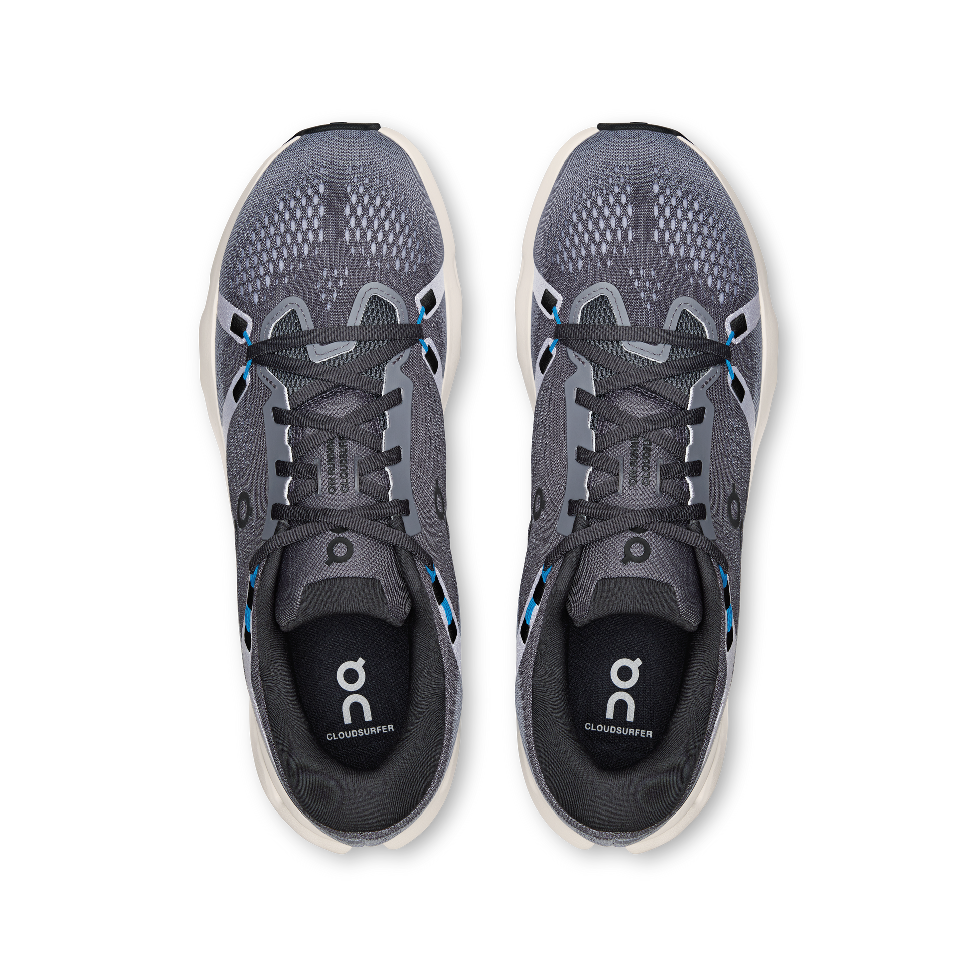 On Running Men's Cloudsurfer 2 Wide Shoes - Black / Malibu - Shopsportive