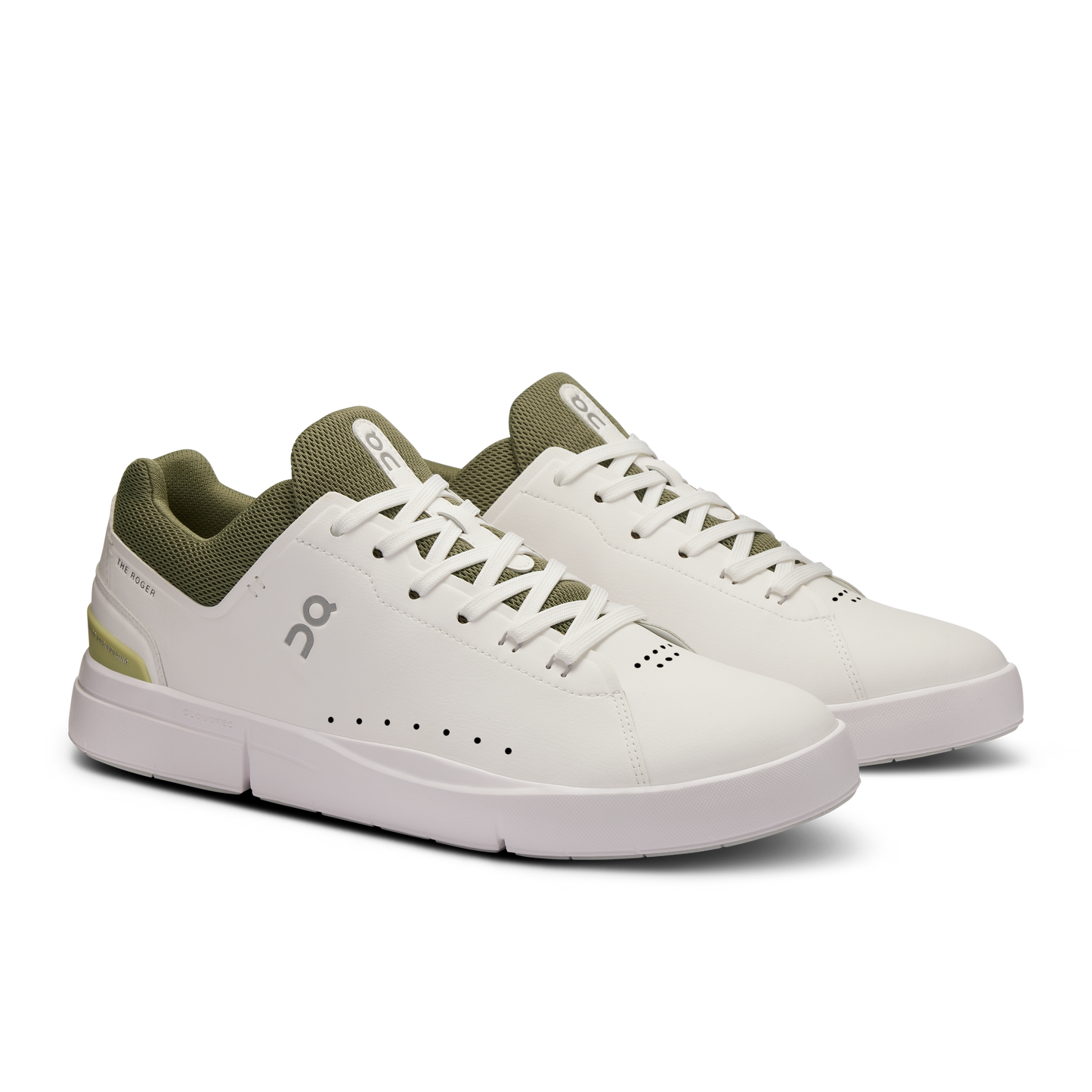 On Running Men's The Roger Advantage Shoes - White / Olive