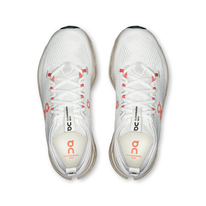 On Running Women's Cloudsurfer Max Shoes - Ivory / Salmon - Shopsportive