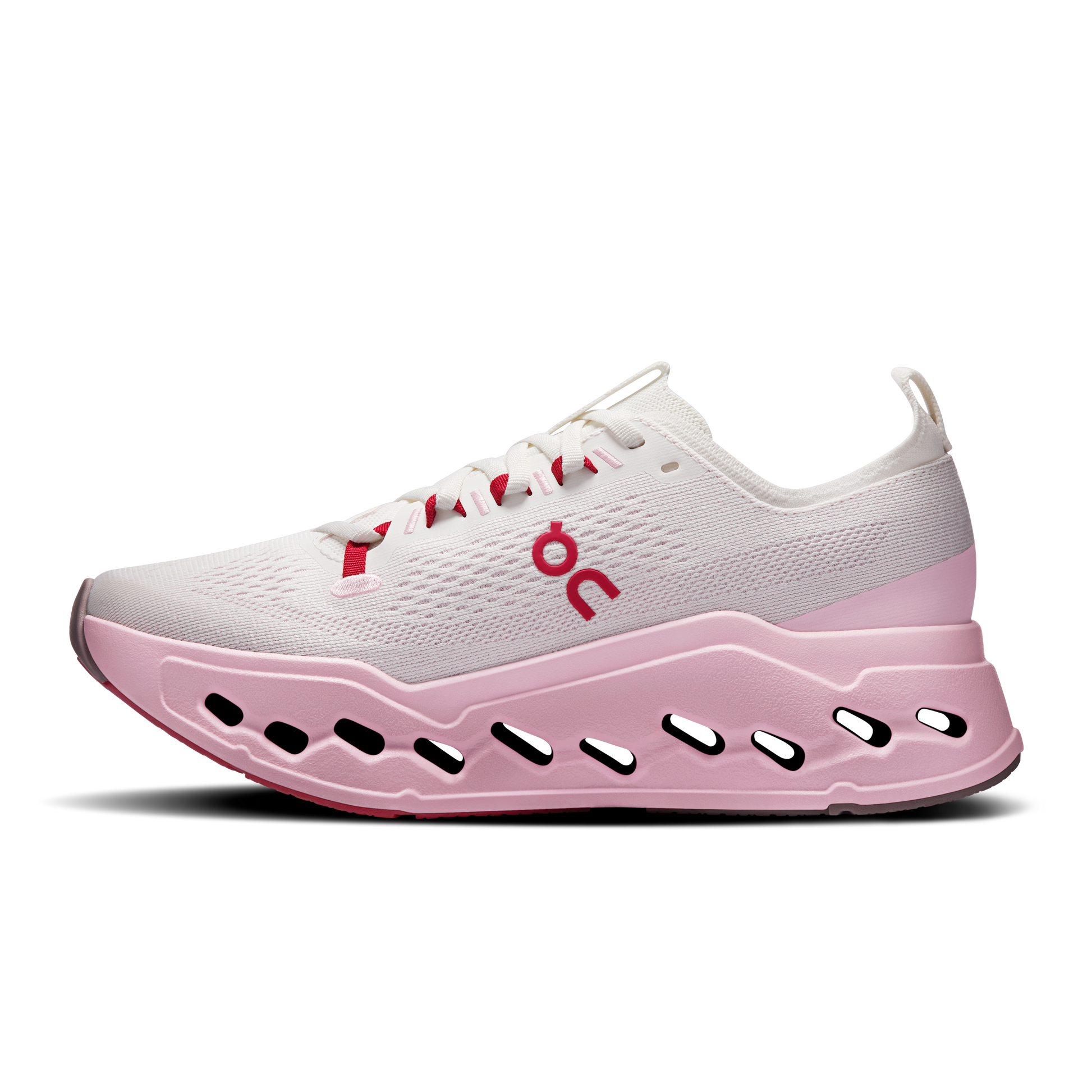 On Running Women's Cloudsurfer Max Shoes - Ivory / Peony - Shopsportive