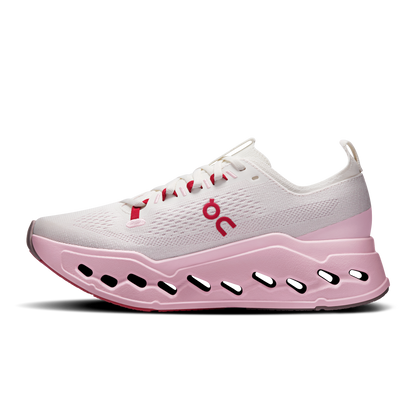 On Running Women's Cloudsurfer Max Shoes - Ivory / Peony - Shopsportive