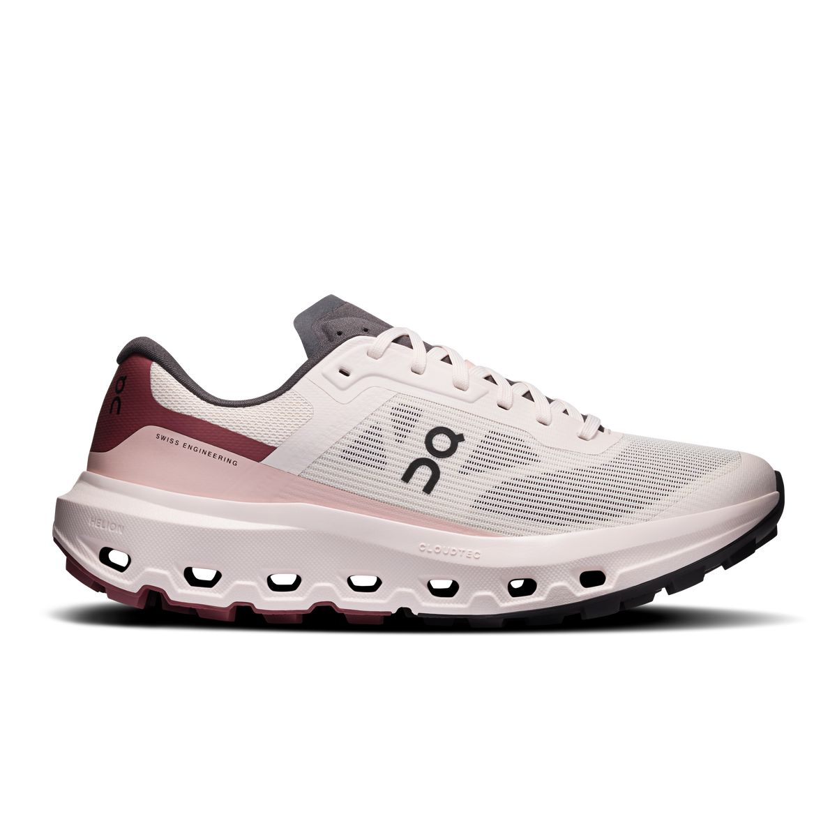 On Running Women's Cloudvista 3 Shoes - Oyster / Barberry - Shopsportive
