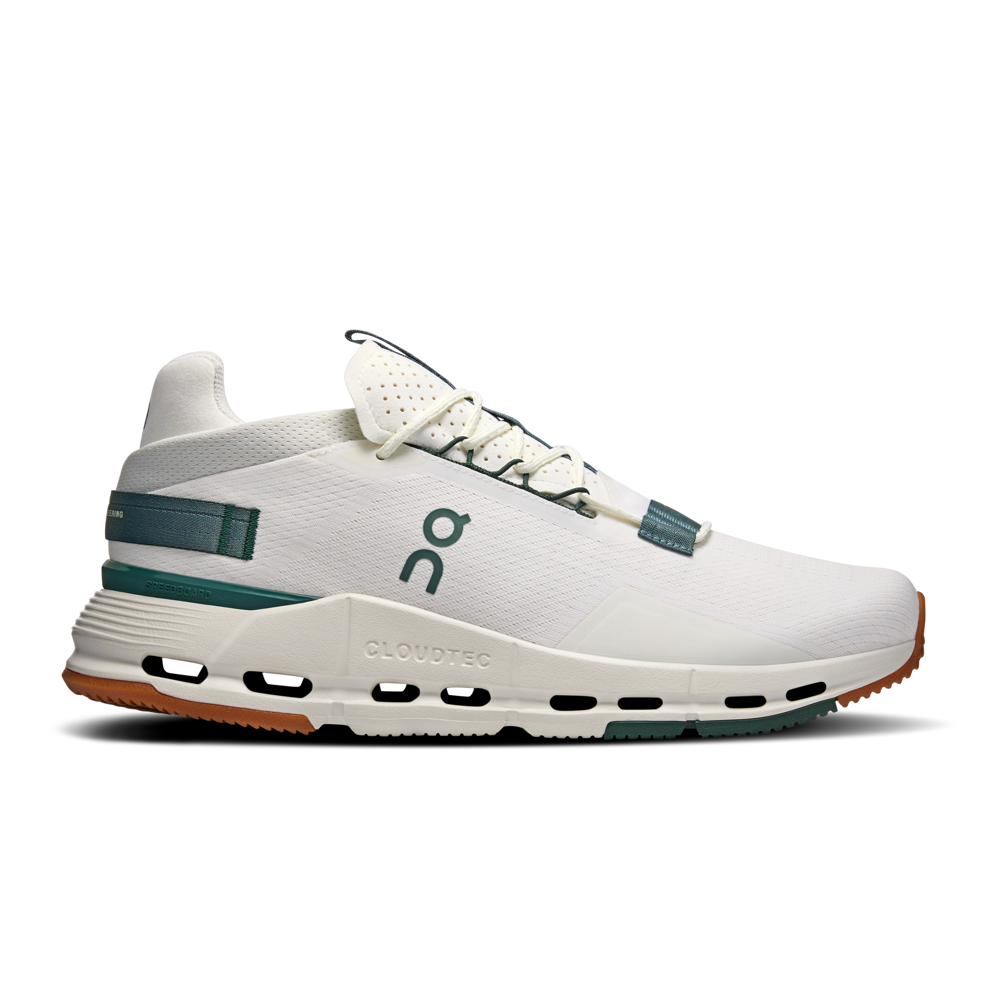On Running Men's Cloudnova 2 Shoes - Ivory / Olive - Shopsportive