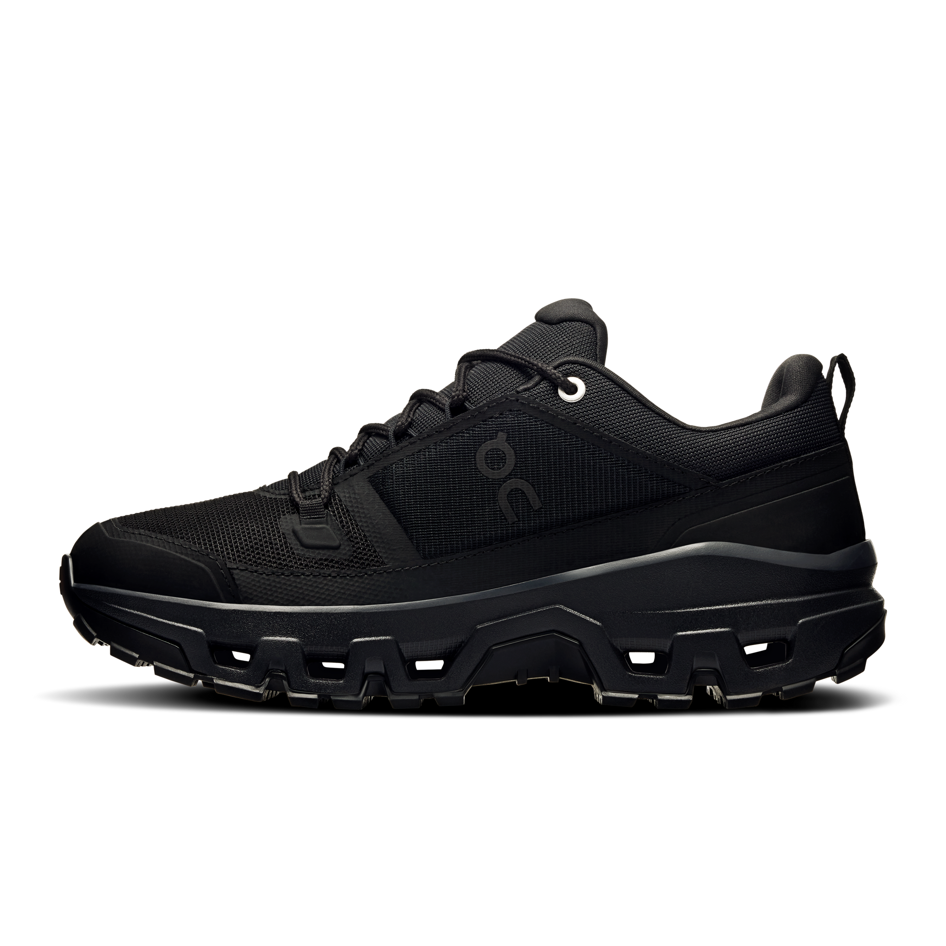 On Running Women's Cloudrock Low Waterproof Shoes - Black / Black - Shopsportive