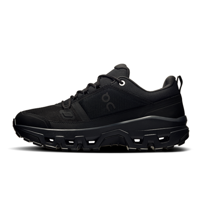 On Running Women's Cloudrock Low Waterproof Shoes - Black / Black - Shopsportive