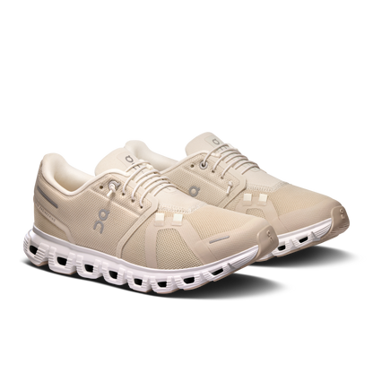 On Running Women's Cloud 6 Shoes - Pearl / White - Shopsportive