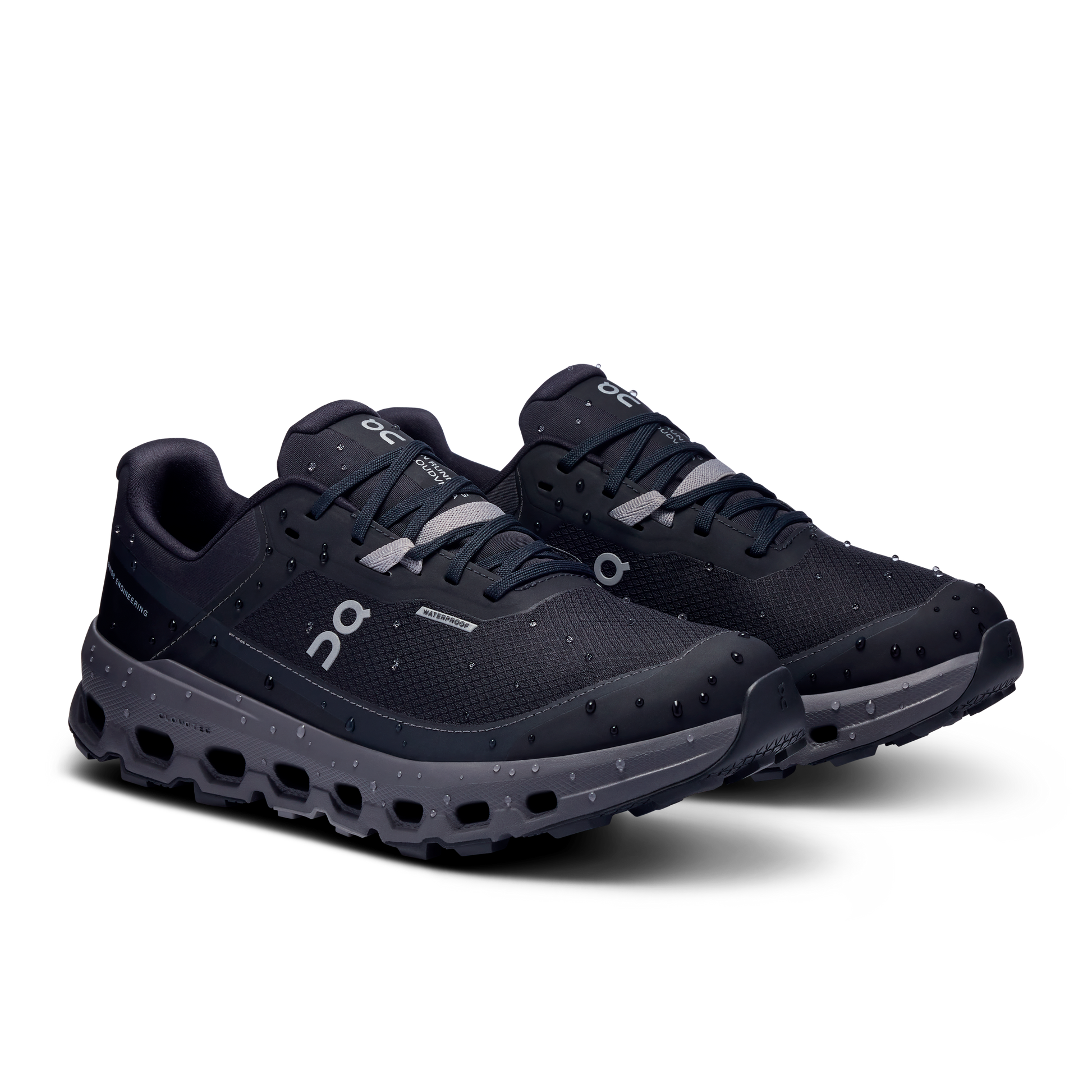 On Running Women's Cloudvista 2 Waterproof Shoes - Black / Eclipse - Shopsportive