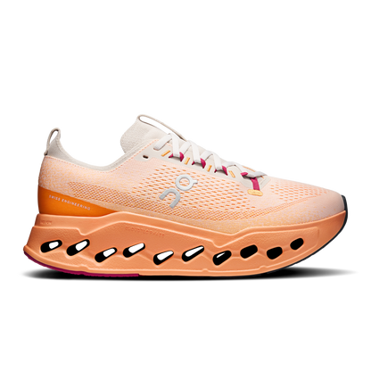 On Running Men's Cloudsurfer Max Shoes - Pearl / Tangerine - Shopsportive