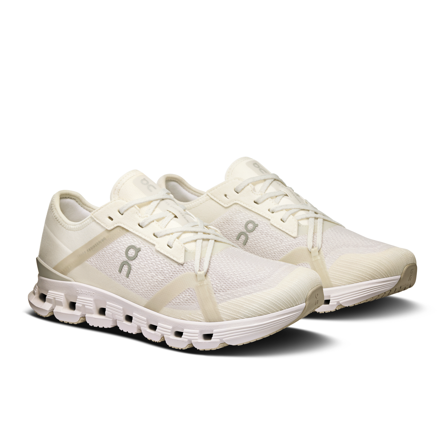 On Running Women's Cloud X 4 Ad Shoes - White / Wolf