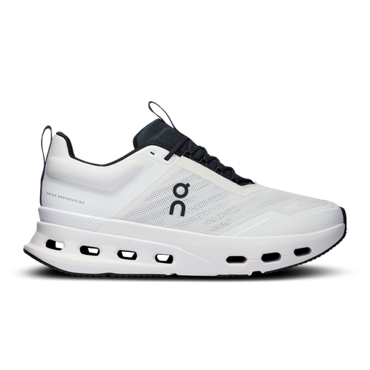 On Running Women's Cloudnova X Shoes - White / Black