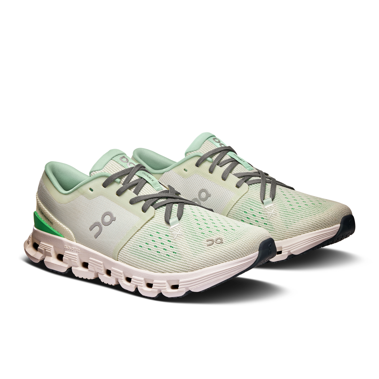On Running Women's Cloud X 4 Shoes - Aloe / Honeydew - Shopsportive