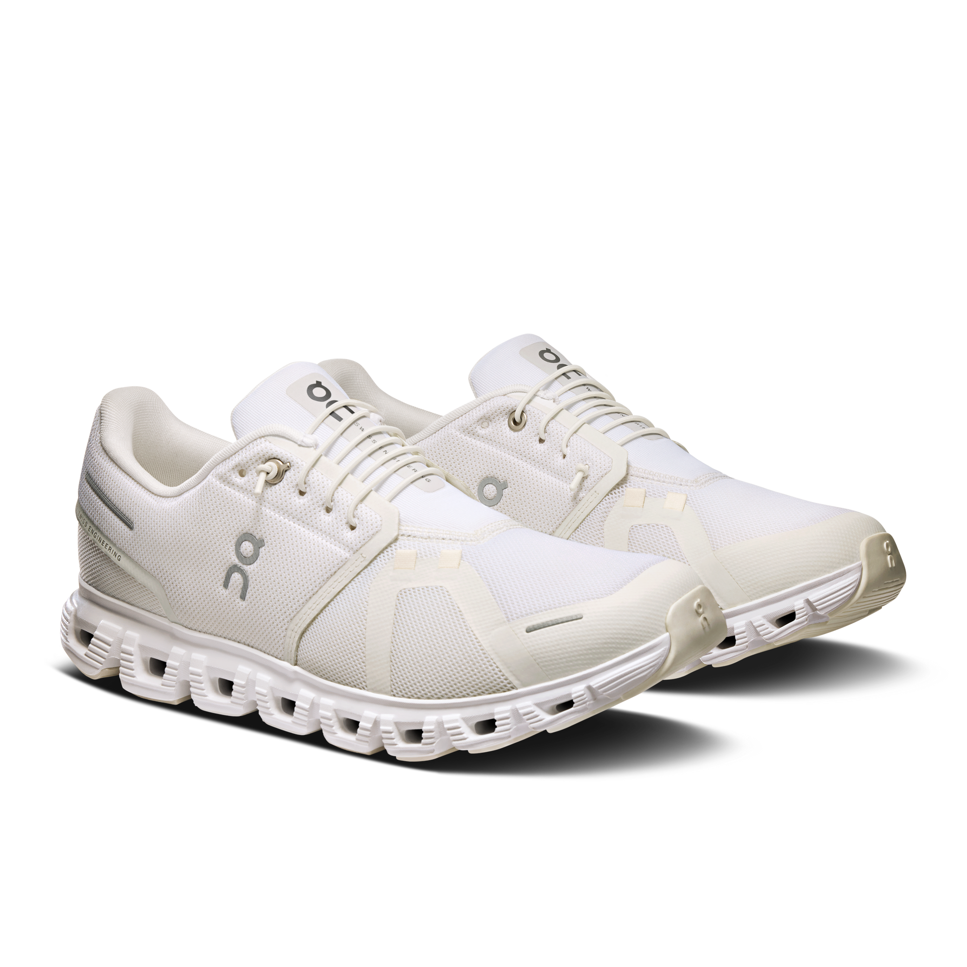 On Running Men's Cloud 6 Wide Shoes - White / White - Shopsportive
