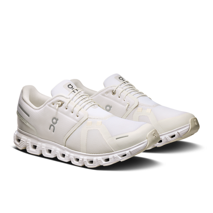 On Running Men's Cloud 6 Wide Shoes - White / White - Shopsportive