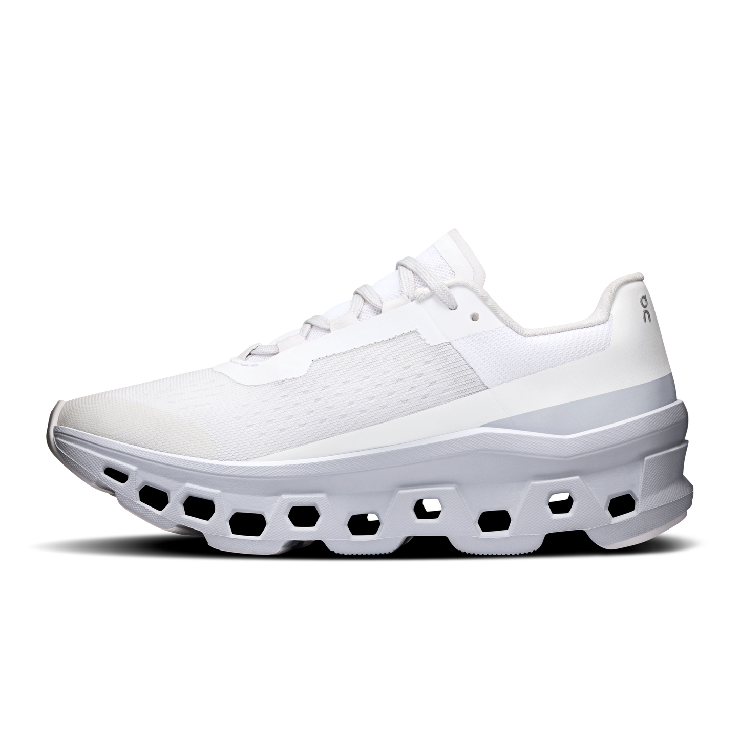 On Running Women's Cloudmonster Shoes - White / Glacier - Shopsportive