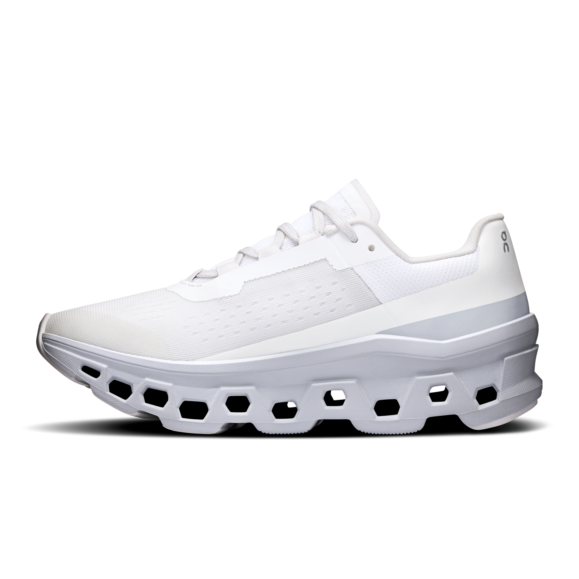 On Running Women's Cloudmonster Shoes - White / Glacier - Shopsportive