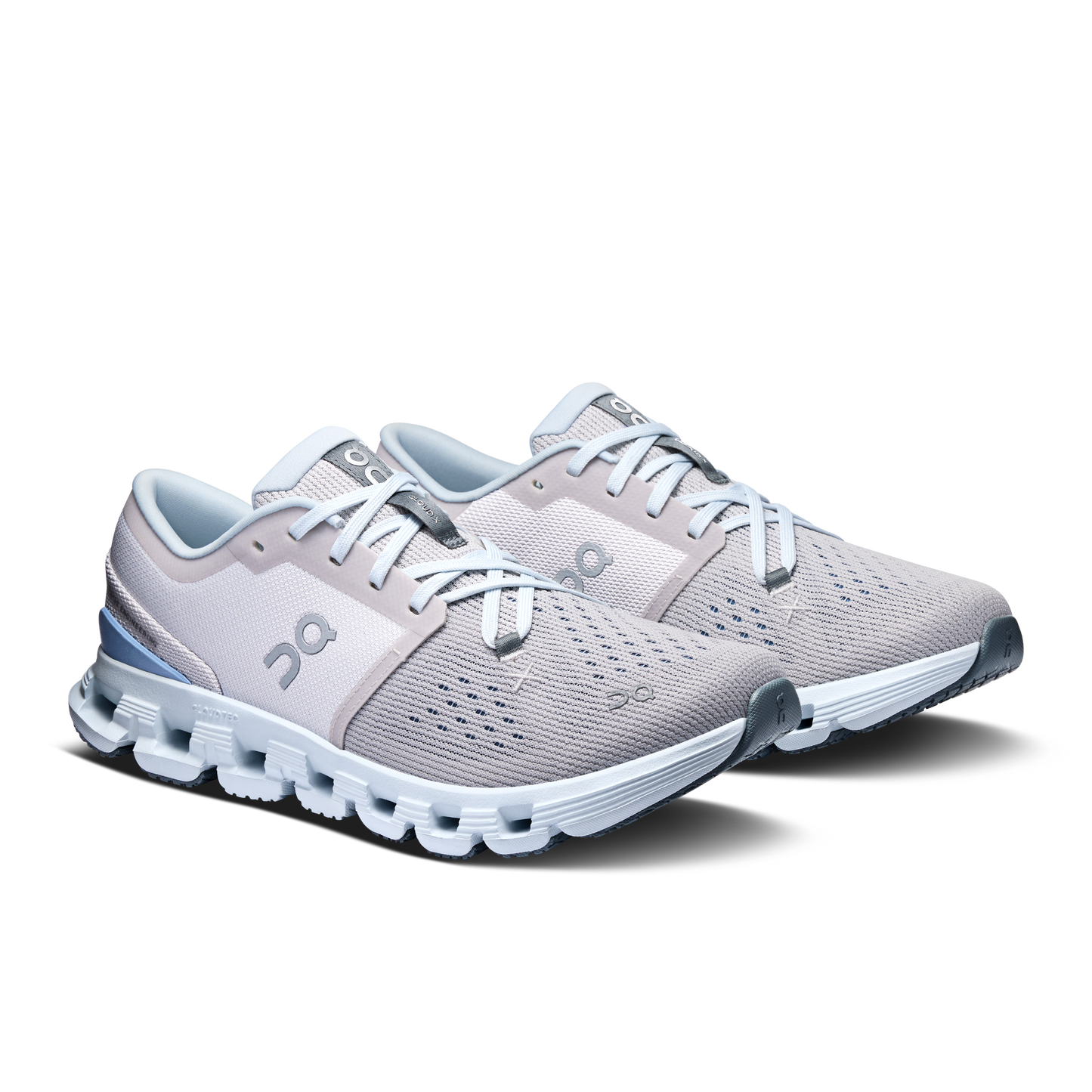 On Running Women's Cloud X 4 Shoes - Silver / Chambray