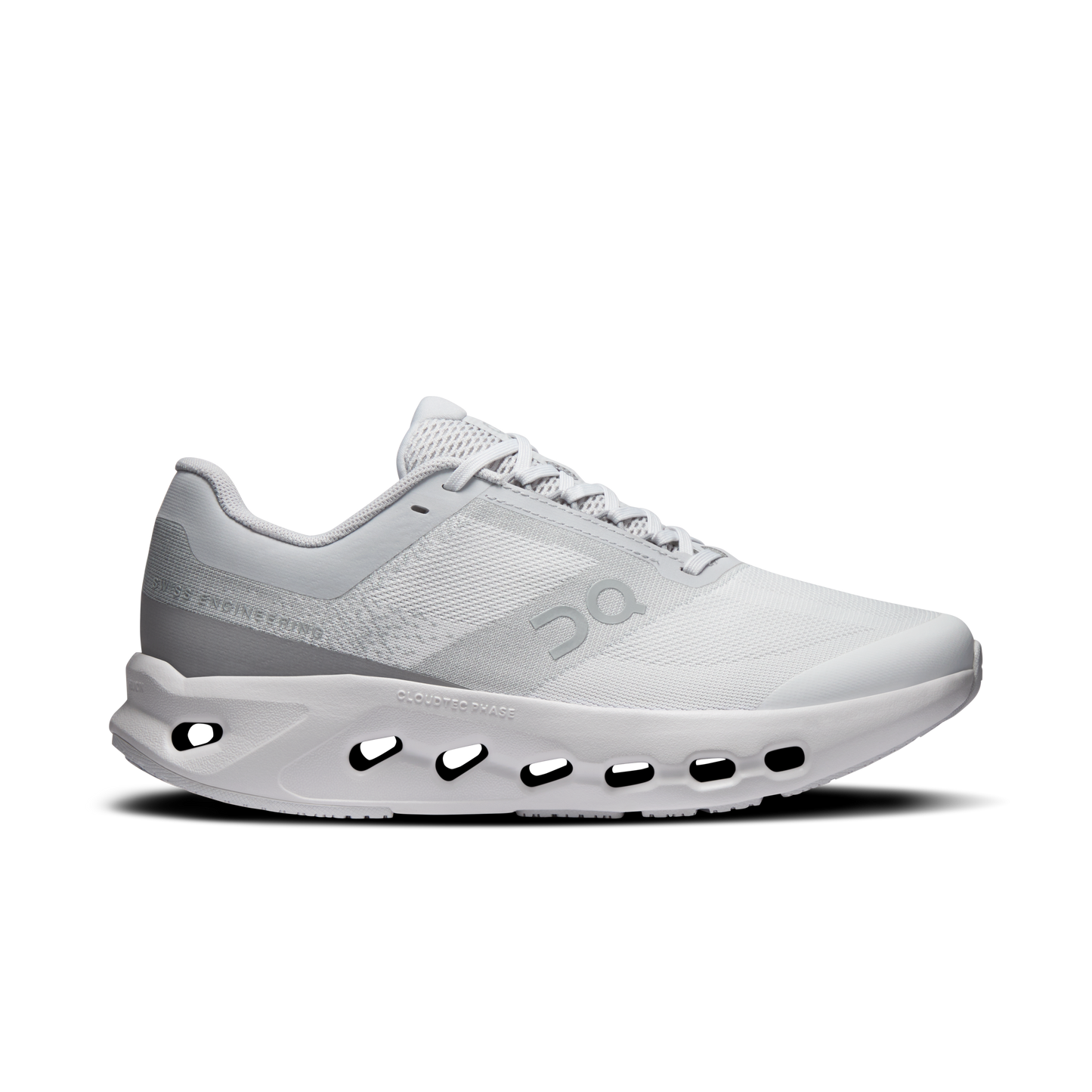 On Running Kids' Cloudsurfer Youth Shoes - Frost / White
