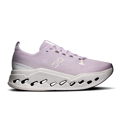 On Running Women's Cloudsurfer Max Wide Shoes - Foxglove / Ivory