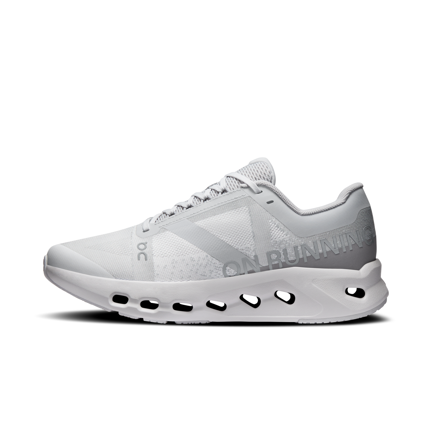 On Running Kids' Cloudsurfer Youth Shoes - Frost / White