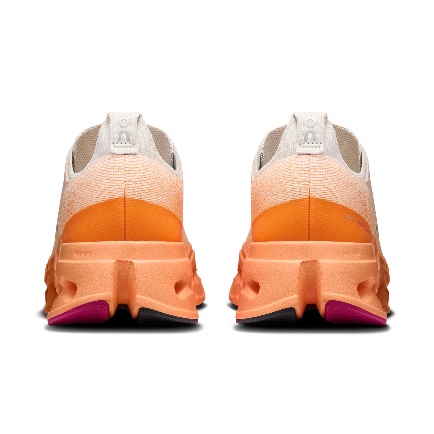 On Running Men's Cloudsurfer Max Shoes - Pearl / Tangerine - Shopsportive