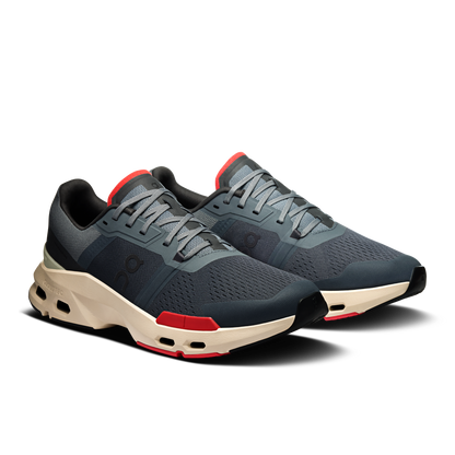 On Running Men's Cloudpulse Shoes - Stone / Red - Shopsportive