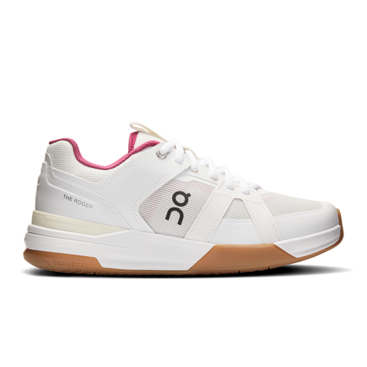 On Running Women's The Roger Clubhouse Pro Shoes - Ivory / Grenadine - Shopsportive