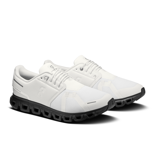 On Running Men's Cloud 6 Shoes - White / Black - Shopsportive