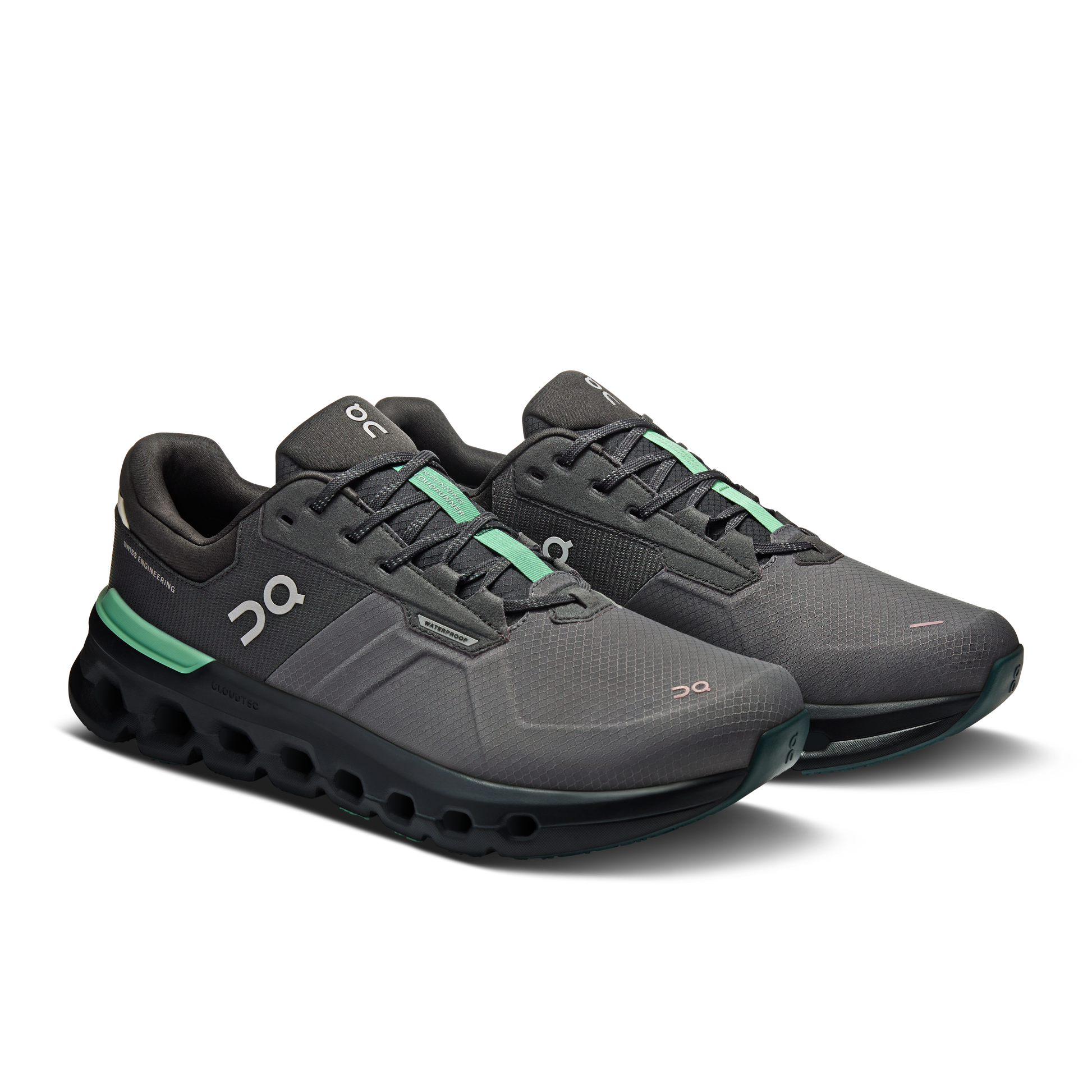 On Running Men's Cloudrunner 2 Waterproof Shoes - Eclipse / Rosemary - Shopsportive