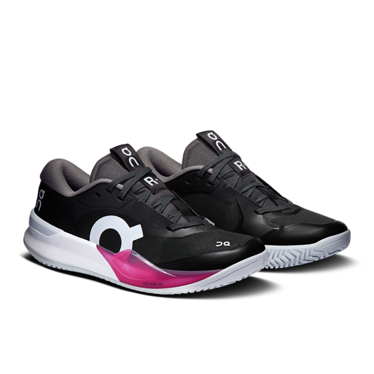 On Running Women's The Roger Pro 3 Clay Shoes - Black / Pink - Shopsportive