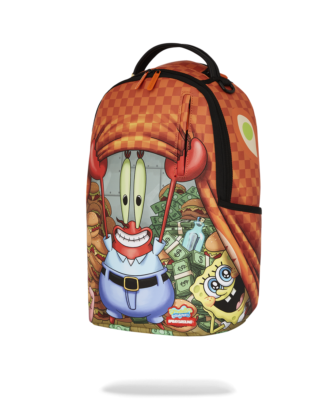Sprayground Spongebob Stack Up Krabs Backpack Bag - Shopsportive