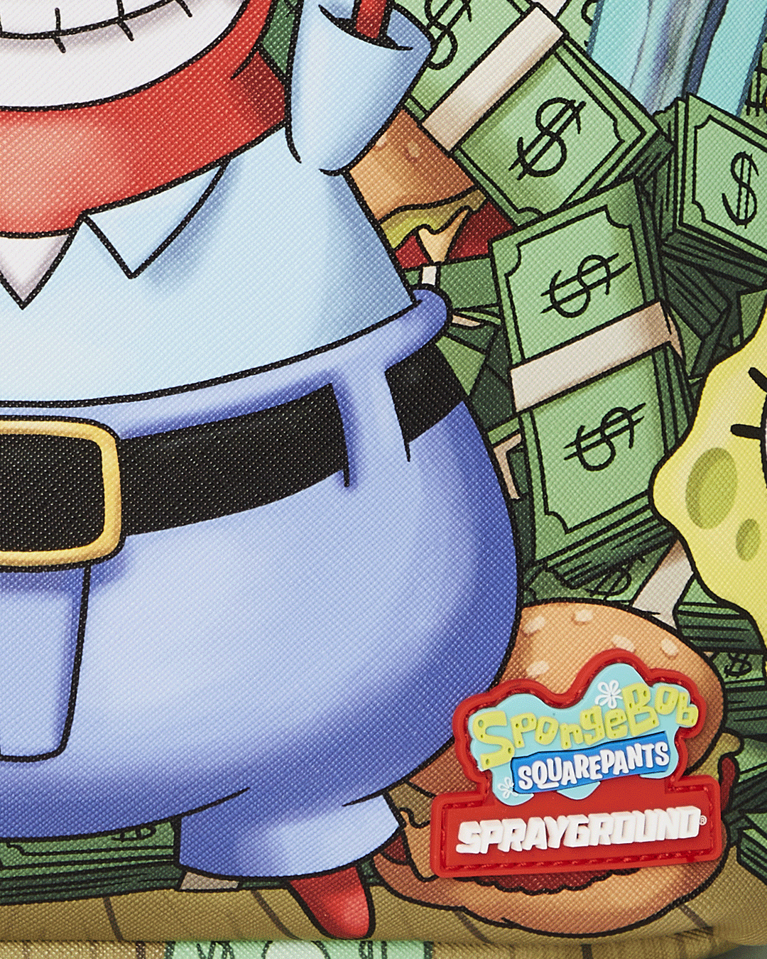 Sprayground Spongebob Stack Up Krabs Backpack Bag - Shopsportive
