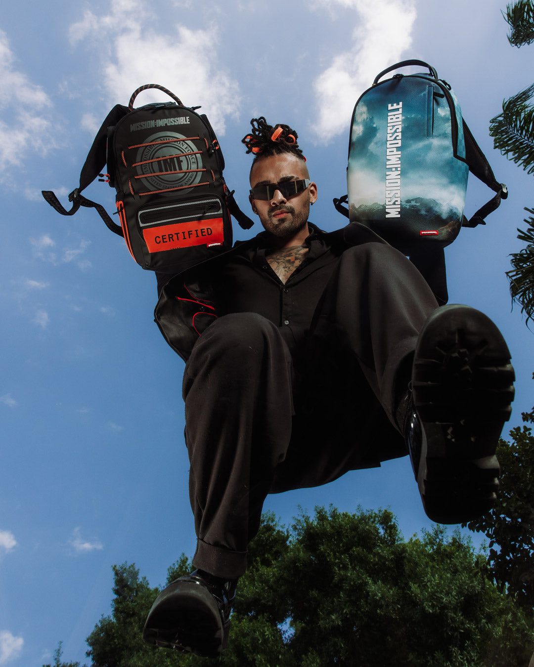 Sprayground Mission Impossible Certified Impossible Backpack Bag - Shopsportive