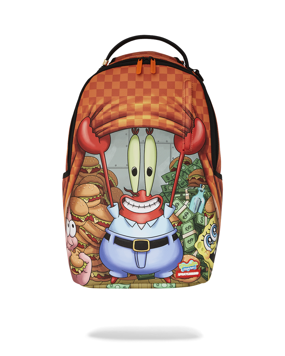 Sprayground Spongebob Stack Up Krabs Backpack Bag - Shopsportive