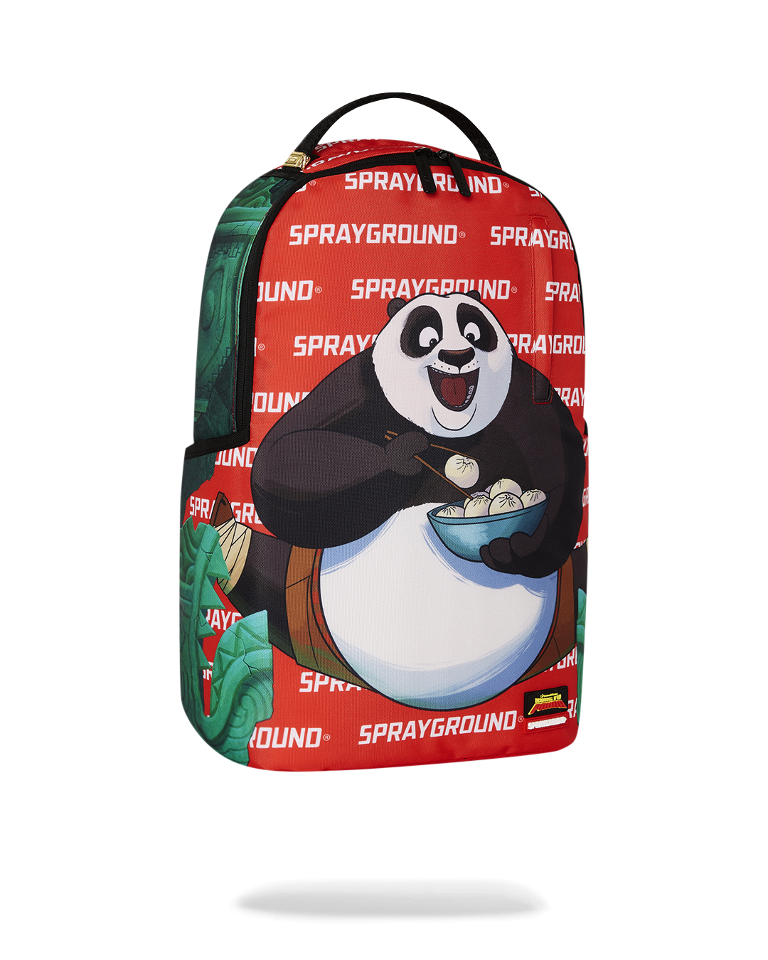 Sprayground Kung Fu Panda Po Power Pack Backpack - Red / Black / White - Shopsportive