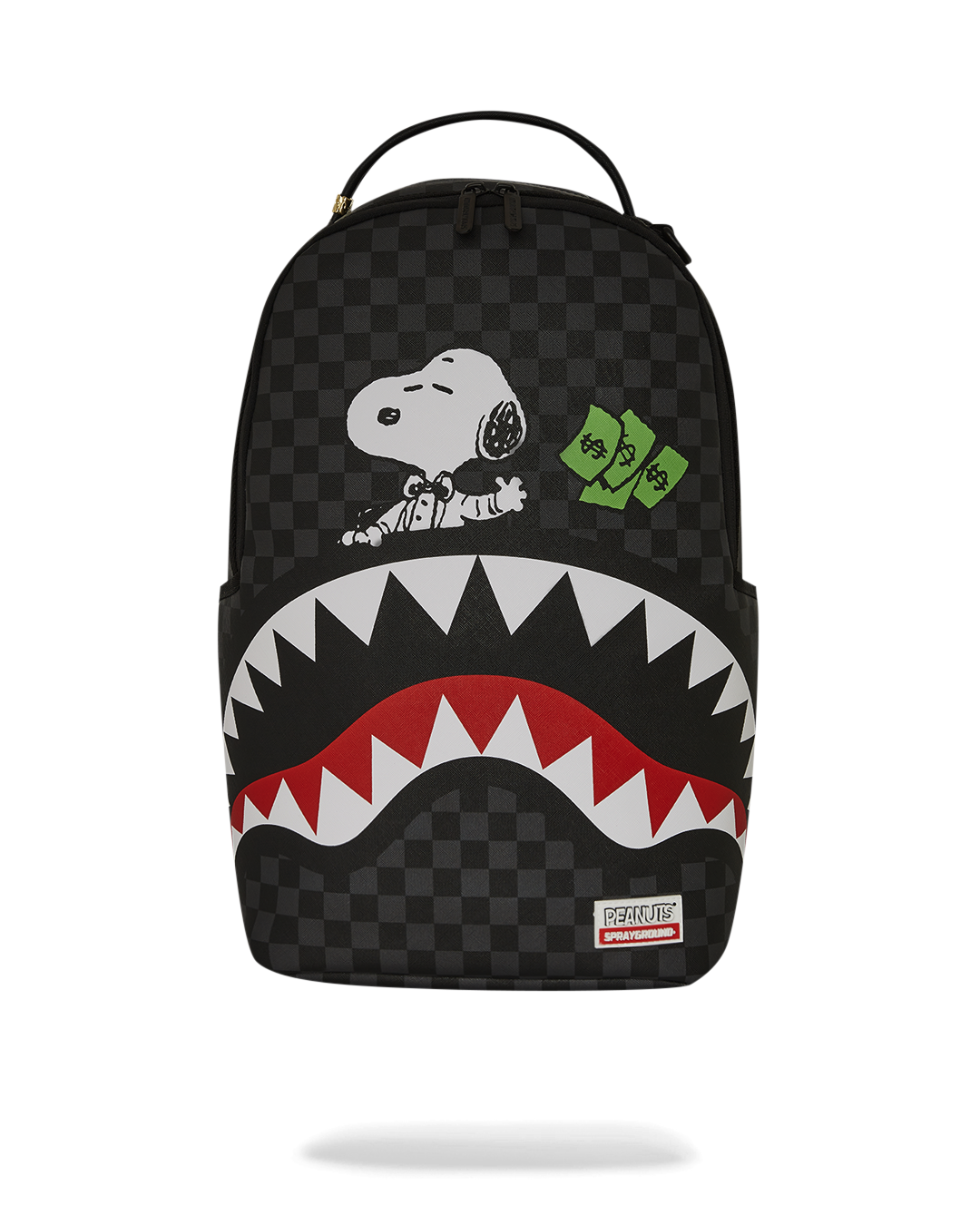 Sprayground Snoopy Shark Rich Backpack Bag - Shopsportive