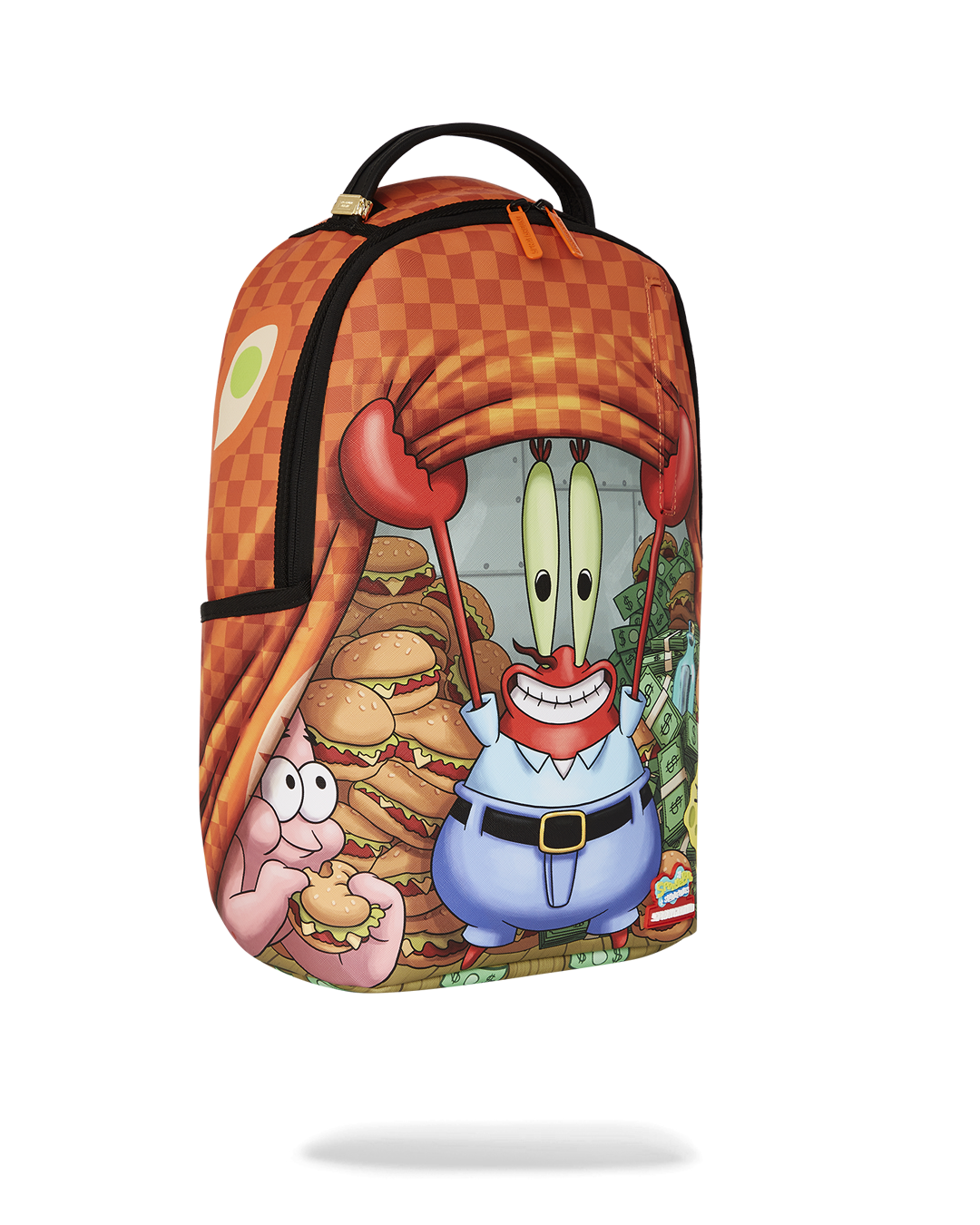 Sprayground Spongebob Stack Up Krabs Backpack Bag - Shopsportive
