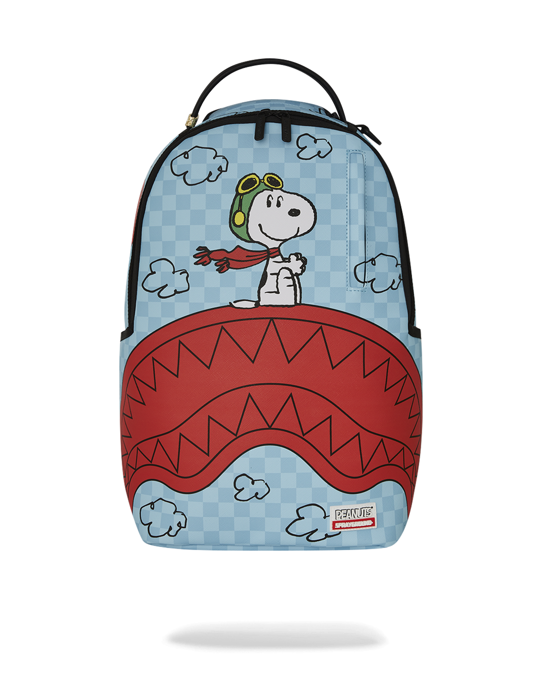 Sprayground Snoopy Pilot Shark Dlxsv Backpack Bag - Shopsportive