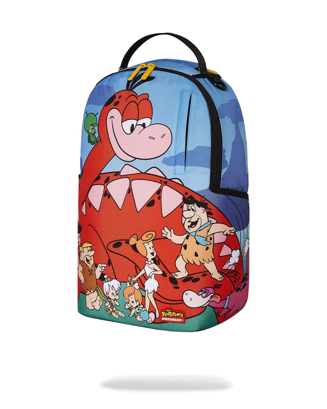 Sprayground The Flintstones Dino Slide Backpack Bag - Shopsportive