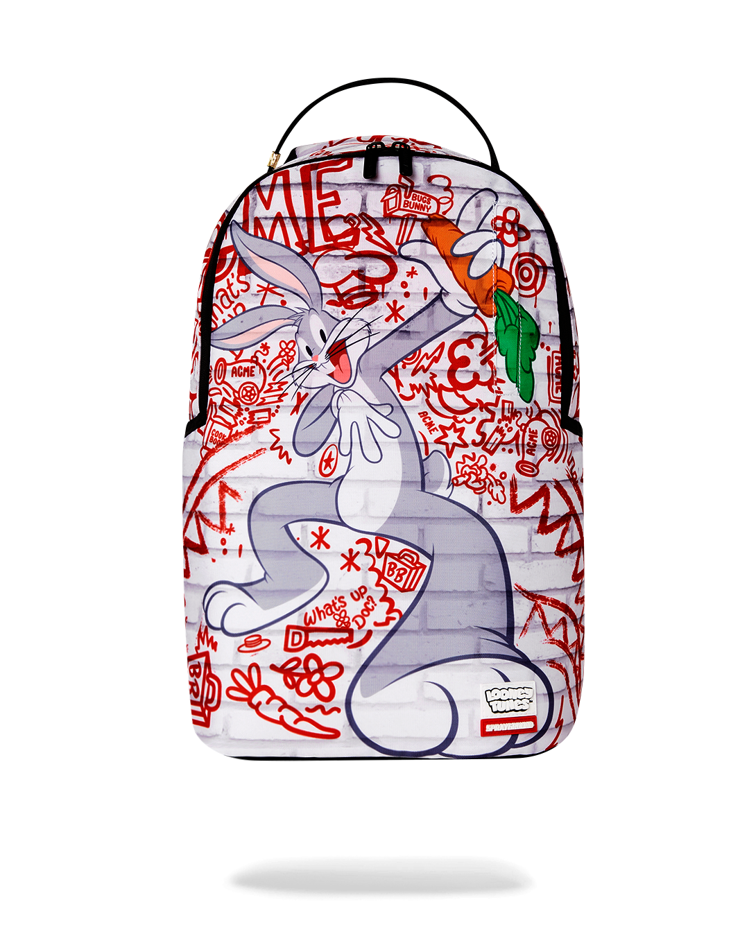 Sprayground Looney Tunes Bugs Bunny City Backpack - White / Red / Grey - Shopsportive