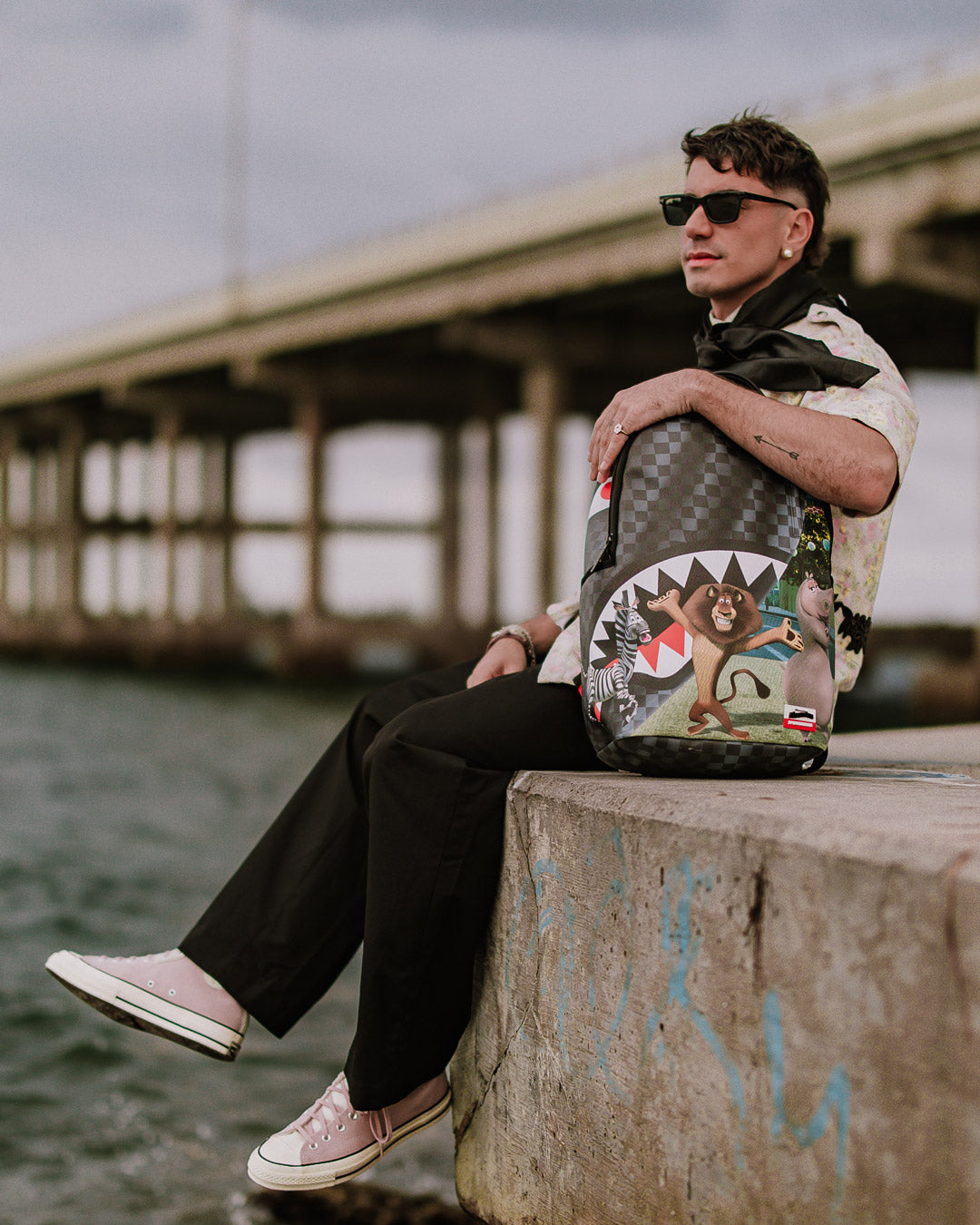 Sprayground Madagascar Escape To The City Backpack Bag - Shopsportive