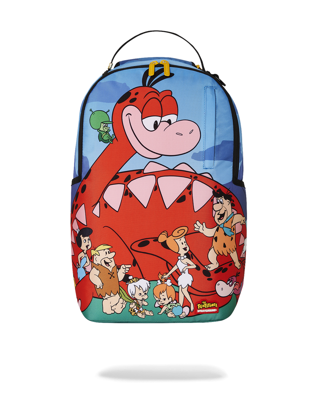 Sprayground The Flintstones Dino Slide Backpack Bag - Shopsportive