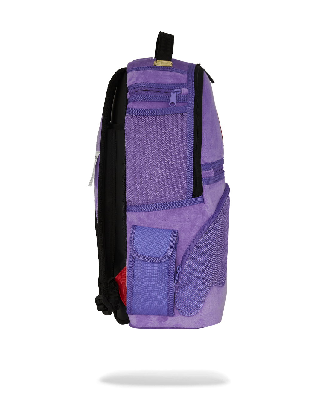 Sprayground Nooo Way!!! A Reversible Backpack - Purple Velour To Og Sharks In Paris Backpack Bag - Shopsportive