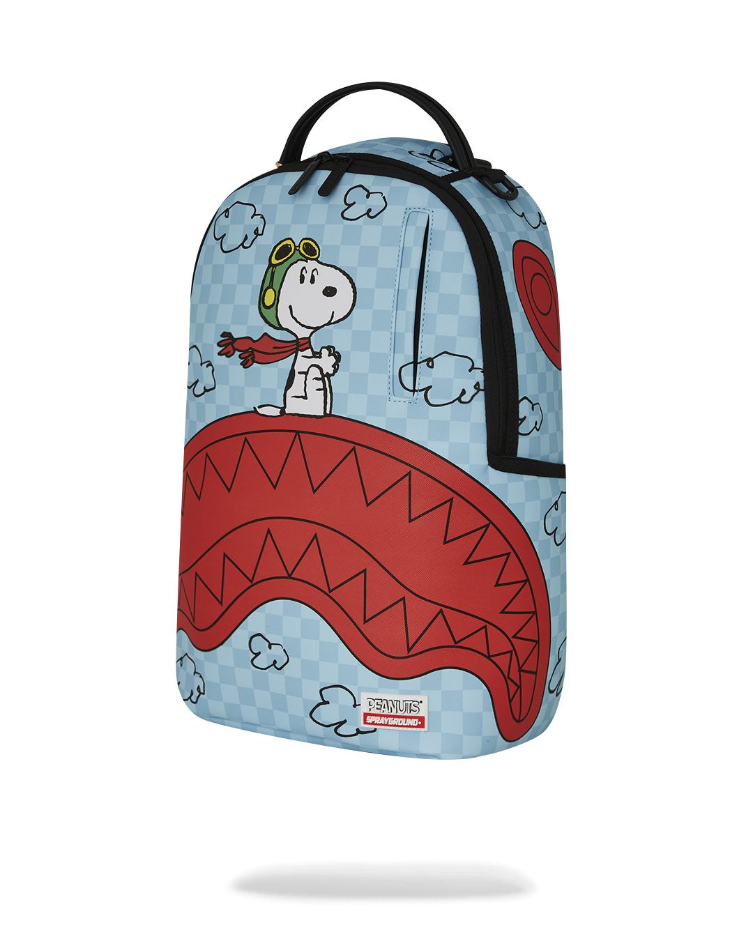 Sprayground Snoopy Pilot Shark Dlxsv Backpack Bag - Shopsportive