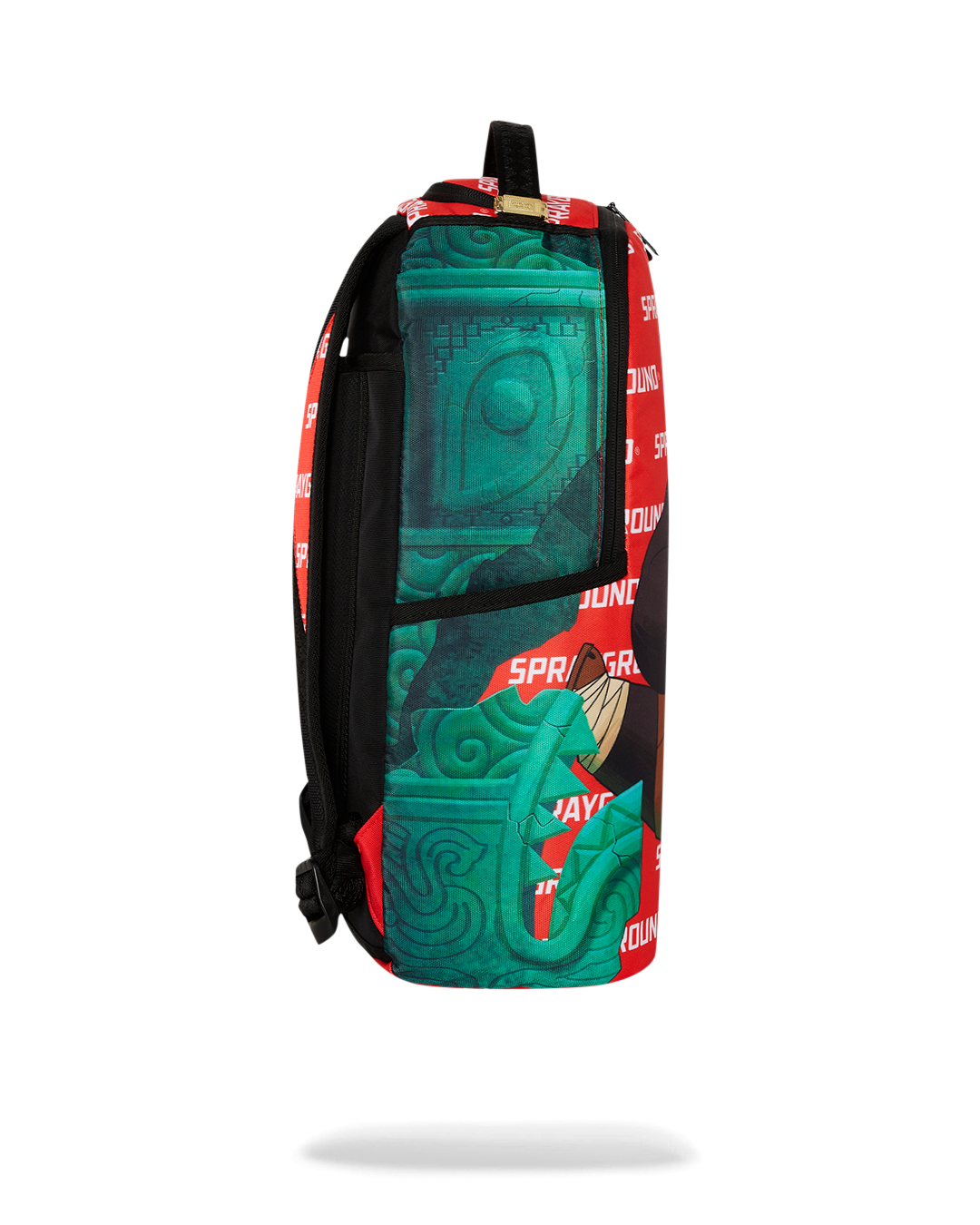 Sprayground Kung Fu Panda Po Power Pack Backpack - Red / Black / White - Shopsportive