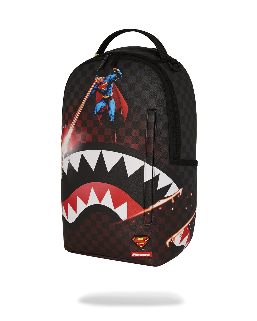 Sprayground Superman Heat Vision Backpack Bag - Shopsportive
