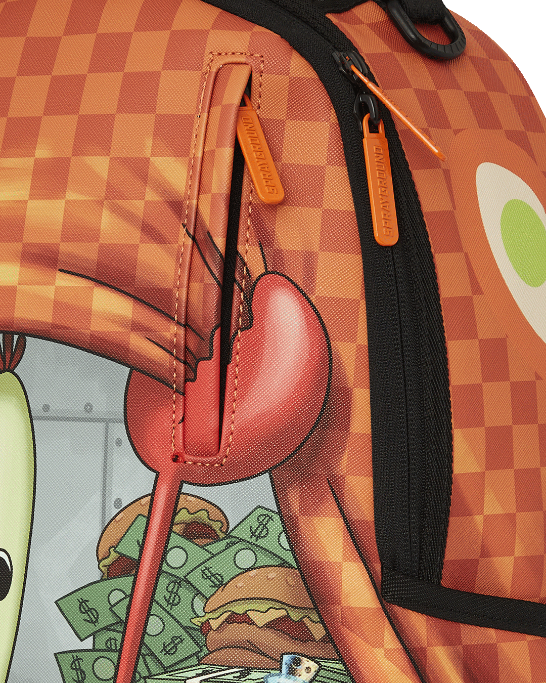 Sprayground Spongebob Stack Up Krabs Backpack Bag - Shopsportive