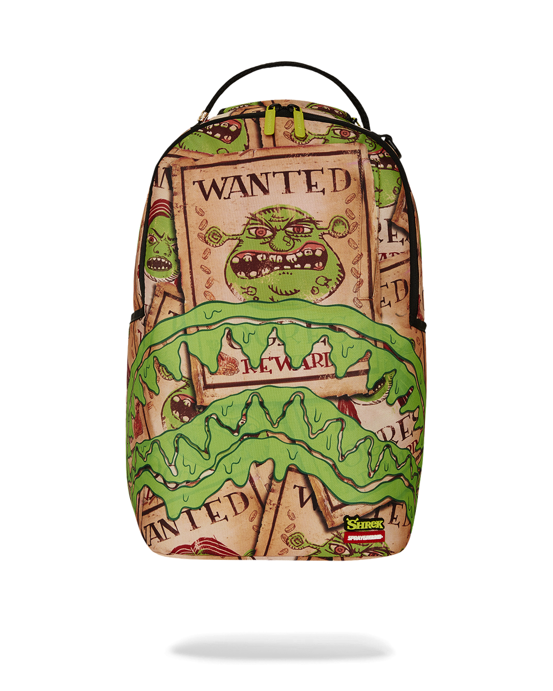 Sprayground Shrek Wanted Backpack Bag - Shopsportive